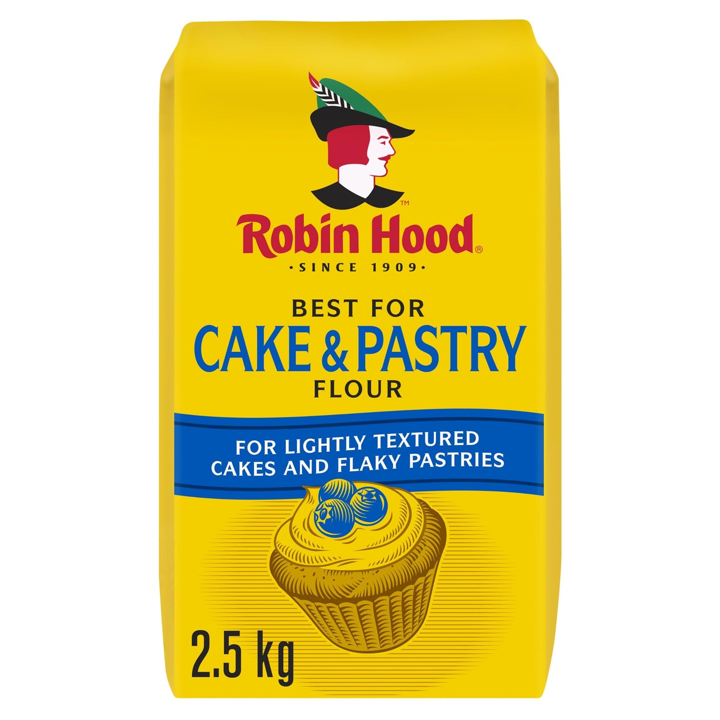 Robin Hood Best for Cake & Pastry Flour 2.5 Kilograms/5.51 Pounds {Imported from Canada}