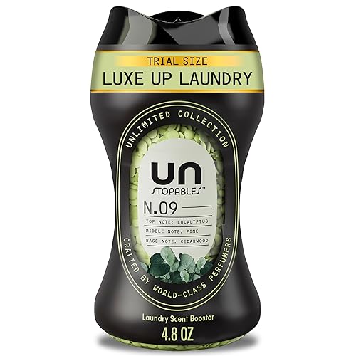 Downy Unstopables Unlimited Collection In-Wash Laundry Scent Booster Beads, No. 09, Fine Fragrance, Long-Lasting Fresh Scent Beads, 4.8 oz