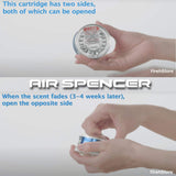 Air Spencer Cartridge 3x Squash (A9) and 2x Clear Squash (A24) scent, Heavy Duty, Last Long, JDM Eikosha Japan Car Air Freshener