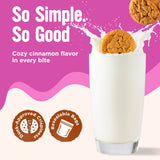 Cooper Street Snacks Snickerdoodle Cookies - Made with Real Butter & Avocado Oil, Nut, Soy & Seed Oil Free, Thin & Crispy Cinnamon Sugar Snacks