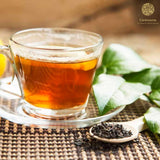 Ceremonie Tea Blends & Herbal Infusions - English Breakfast Assam & Ceylon Tea Blend - Full-Bodied Black Tea with Caramel Notes - 20 Transparent