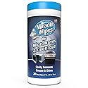 MiracleWipes for Microwaves and Cooktops, Easily Removes Food and Grime Buildup, Safe and Convenient Stove Top Cleaner, Great for Home and Kitchen Use
