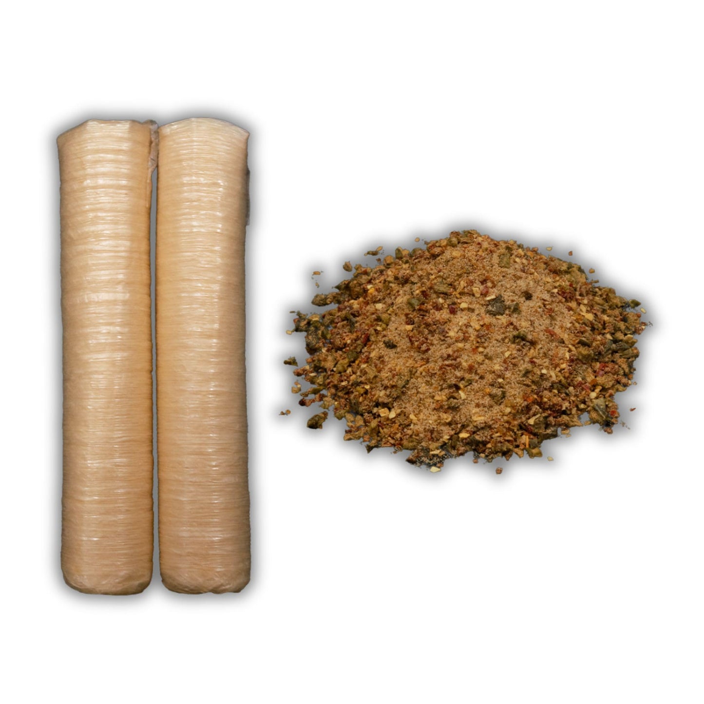 Bearded Butchers Onion & Bell Pepper Bratwurst DIY Kit - Make Mild, Flavorful Brats at Home - Includes Onion & Bell Pepper Seasoning, 32mm Collagen