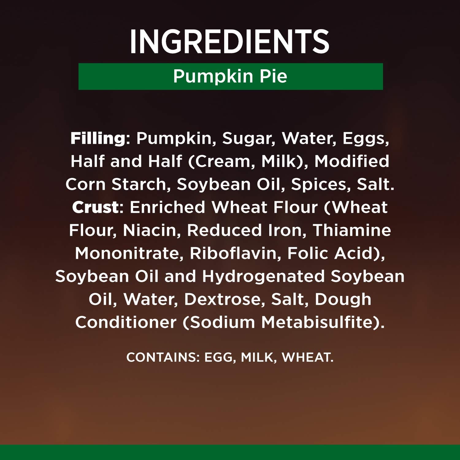 Marie Callenders Marie Callender's Frozen Pie Dessert, Pumpkin, 36 OZ