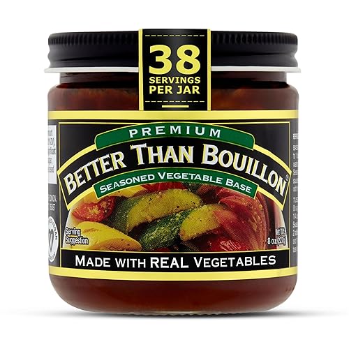 Better Than Bouillon Premium Seasoned Vegetable Base, Makes 38 Cups of Broth, 8 oz