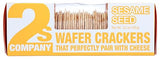 2's Company Sesame Wafer Cracker for Cheese, 3.5 Oz