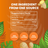 Cederberg Tea Company Organic Ginger Tea - 100 Tea Bags | Organic Herbal Tea From Single Origin | Eco-Friendly | Non-GMO Caffeine Free