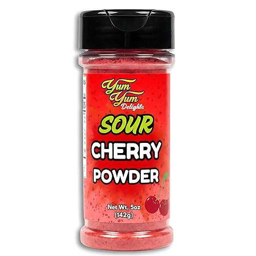 Sour Candy powder - Wild Cherry Flavor Pucker Topper, Sour Flavoring for Fruit, Gushers, Drinks & More