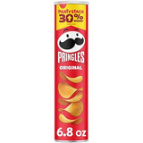 Pringles Potato Crisps Chips, Lunch Snacks, On-the-Go Snacks, Party Stack, Original, 6.8oz Can (1 Can)