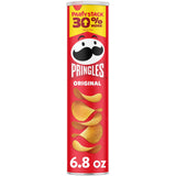 Pringles Potato Crisps Chips, Lunch Snacks, On-the-Go Snacks, Party Stack, Original, 6.8oz Can (1 Can)