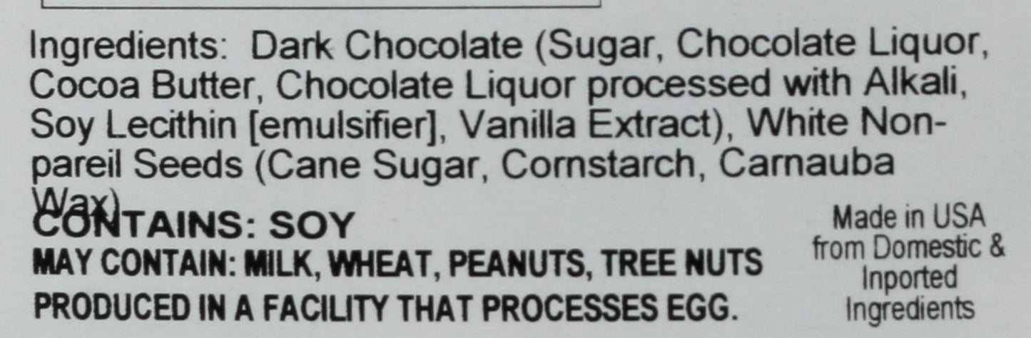 Nassau Candy, Candy Dark Chocolate Nonpareils, 14.5 Ounce