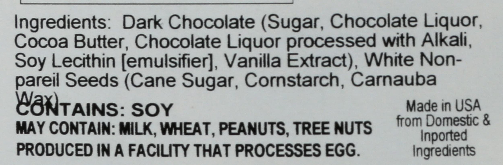Nassau Candy, Candy Dark Chocolate Nonpareils, 14.5 Ounce