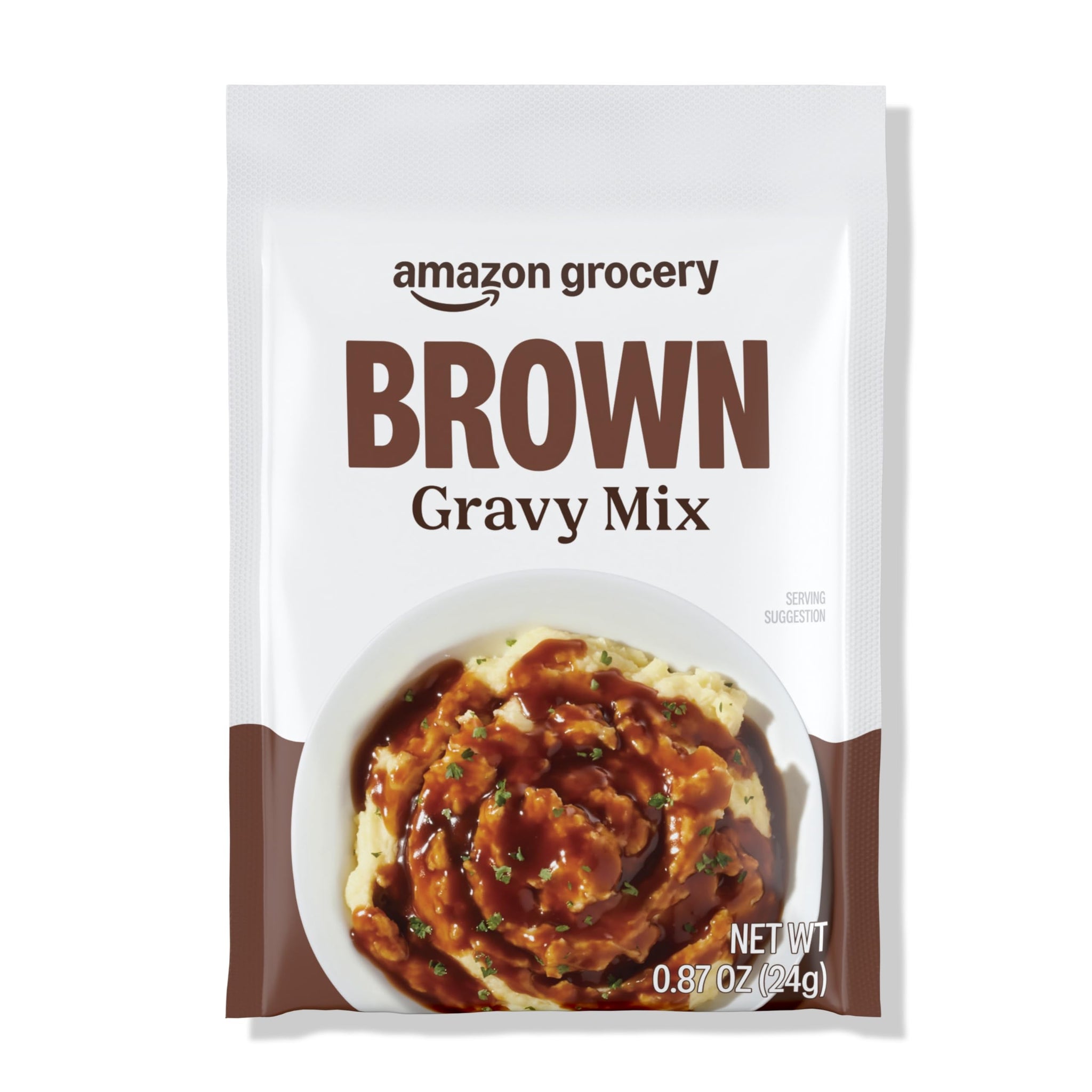 Amazon Grocery, Brown Gravy Mix, 0.87 Oz