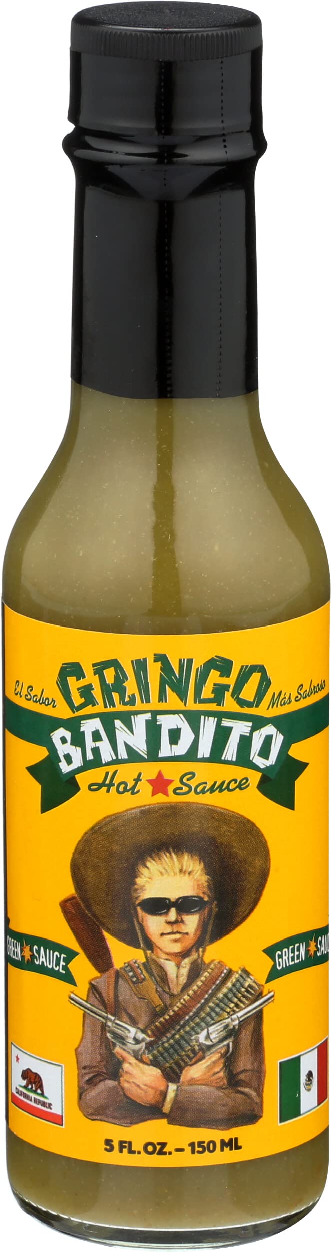 Gringo Bandito Green Hot Sauce, 5 FZ