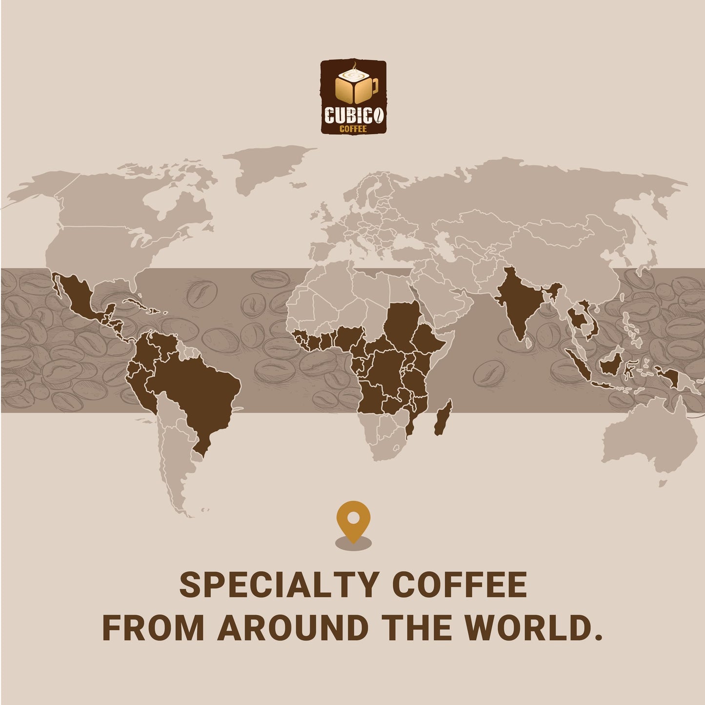 Papua New Guinean Coffee, Whole Bean Coffee, Premium Papua New Guinea Kunjin Single Origin Fresh Roasted Coffee Beans | Cubico Coffee | 12 Ounce Bag