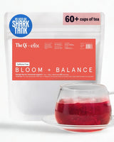 The-Qi Bloom + Balance Herbal Tea - 100% All Natural Whole Dried Flowers & Herbs Tea for Inner Calm & Wellness - Rose, Longan, Goji Berry, Jujube