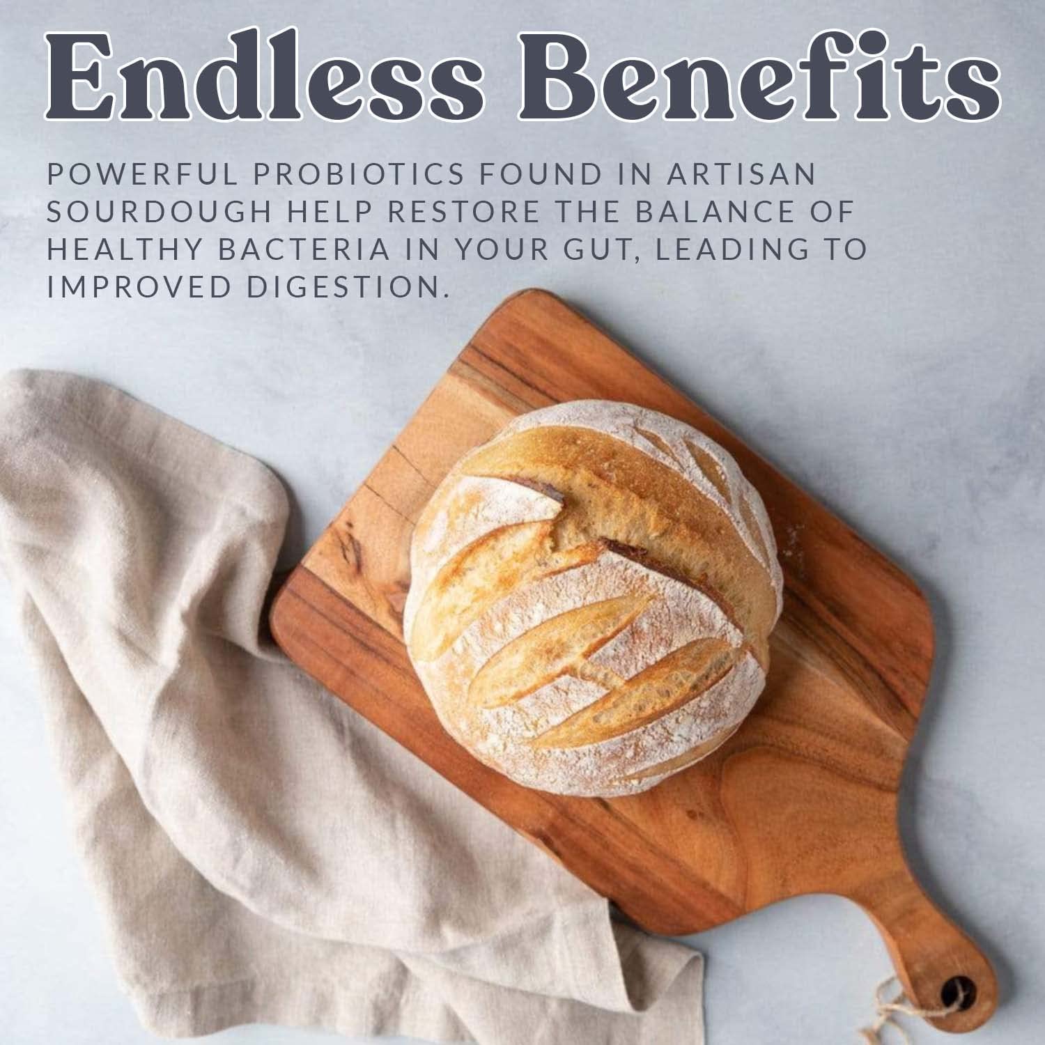 Cultures for Health Heirloom Sourdough Starter | 8 Dehydrated Packets for DIY Bread, Pizza & Pasta Dough | Non-GMO Prebiotic Baking Culture