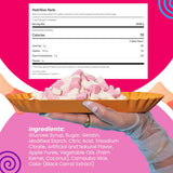 Smarties Squashies Foam Gummy Candies - Raspberry & Cream, Mixed Fruit, Sour Cherry & Apple - Peanut Free & Gluten Free Soft Chewy Candy for Parties