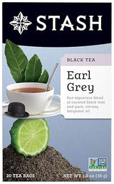 Stash Tea Black Tea, Earl Gray, 20 Tea Bags, 1.3 oz (38 g)