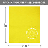 Cadie Kitchen and Bath Amazing Wipes - Absorbent and Reusable Cloth for Washing, Drying, Wiping in The Bathroom or Cuisine Surfaces | Cleaning Sink