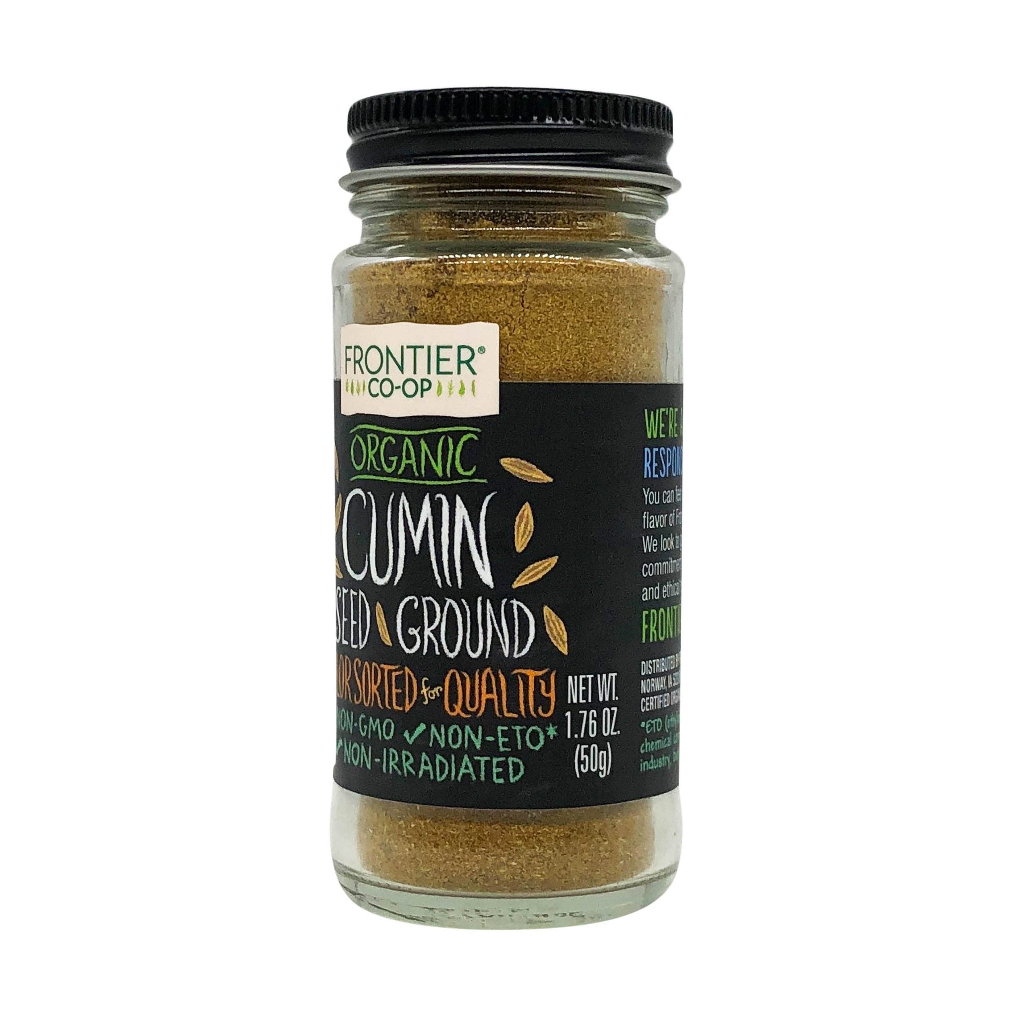 Frontier Herb Organic Ground Cumin Seed, 1.76 oz