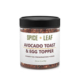 Premium Avocado & Egg Toast Topper by SPICE + LEAF - Vegan Kosher Pesticide Free Spice Blend Used to Give Avocado, Eggs, Salad and Fish a Pop