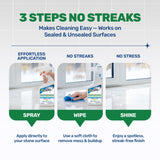 Black Diamond Stoneworks Granite Counter Cleaner: USDA Certified BIOBASED- Safe for Granite and other stone countertops. Safe for food contact formula
