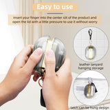 Double Sided Travel Portable Lint Roller, Reusable Mini Super Sticky Dog and Cat Pet Hair Remover for Clothes Bags Car Lint Roller with 3