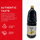 Shirakiku Ponzu Sauce | Authentic Japanese Seasoning Sauce, Low-Calorie, Made with Soybeans, Wheat, Brewed Vinegar, Yeast Extract | Perfect for Asian
