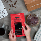 Equator Coffees, Mocha Java Blend, Organic Ground Coffee, Medium Dark Roast, Fresh Roasted, Dark Chocolate & Berry Flavor Notes, Sustainable and Fair