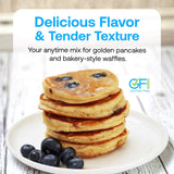 Quay Naturals Grain-Free Pancake & Waffle Mix - 10 oz | Gluten Free Almond Flour Baking Mix, Non-GMO, Dairy-Free, Vegan-Friendly, Light & Fluffy Gluten Free Flour for Easy Pancakes & Waffles