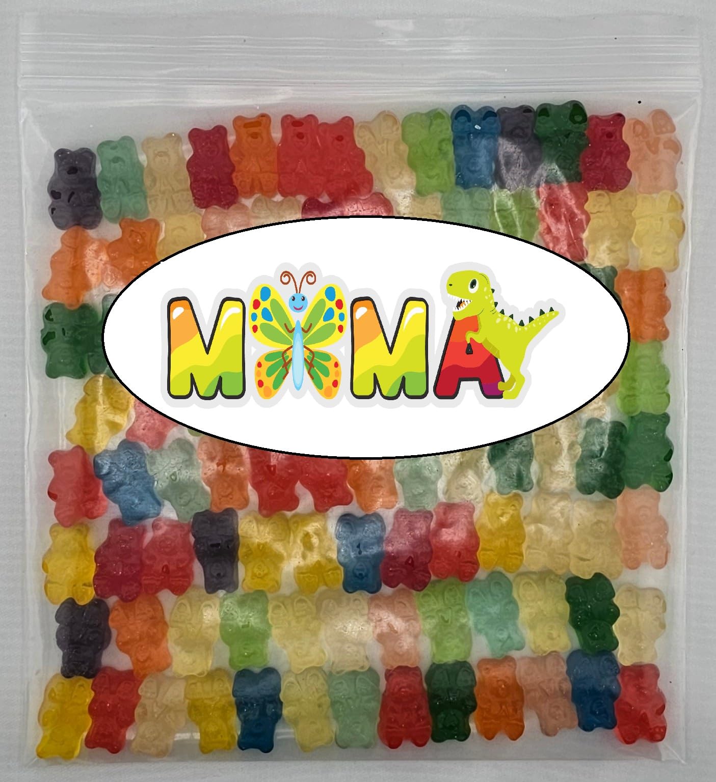 MiMa MiMa Assorted Gummy Candy - Fruity, Chewy Candy in Fun Shapes - Holiday Candy for Christmas Gifts & Stocking Stuffers- Gummy Bears 1lb