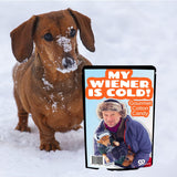Dachshund Lovers Gifts Set Happy Wiener Dog Gifts for Doxie Owners Funny Weenie Gag Gift Wet Wipes Breath Mints Blueberry Cotton Candy