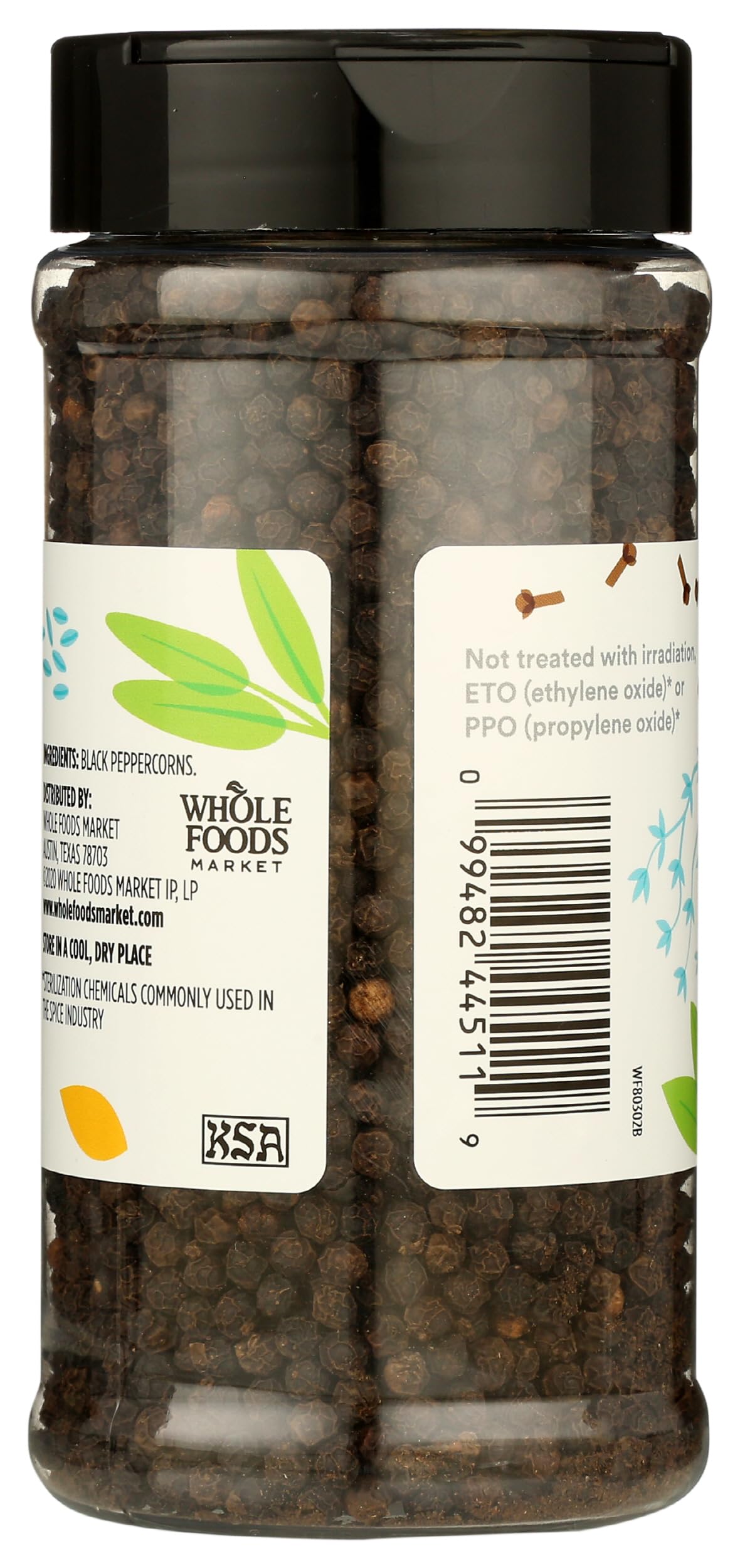 365 by Whole Foods Market, Whole Black Peppercorns, 8.08 Ounce