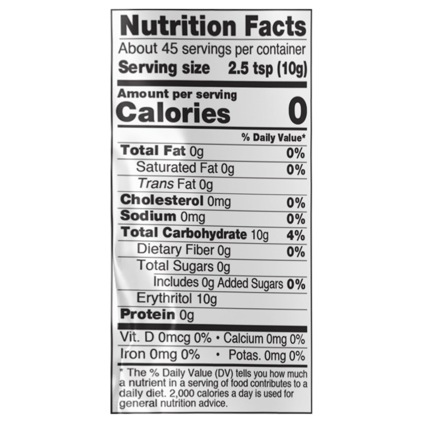 NOW Foods, Organic Erythritol, Pleasant Sweetner for Reduced-Calorie and Sugar-Free Recipes, Zero-Calorie, Low Glycemic Impact, 1-Pound (Packaging May