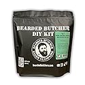 Bearded Butchers Onion & Bell Pepper Bratwurst DIY Kit - Make Mild, Flavorful Brats at Home - Includes Onion & Bell Pepper Seasoning, 32mm Collagen