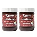 Soom Foods Chocolate Sea Salt Sesame Spread - 12oz (2 Pack) | Made with 4 Ingredients, Low Sugar, Dairy-Free, Nut-Free, Gluten-Free, Palm Oil-Free |