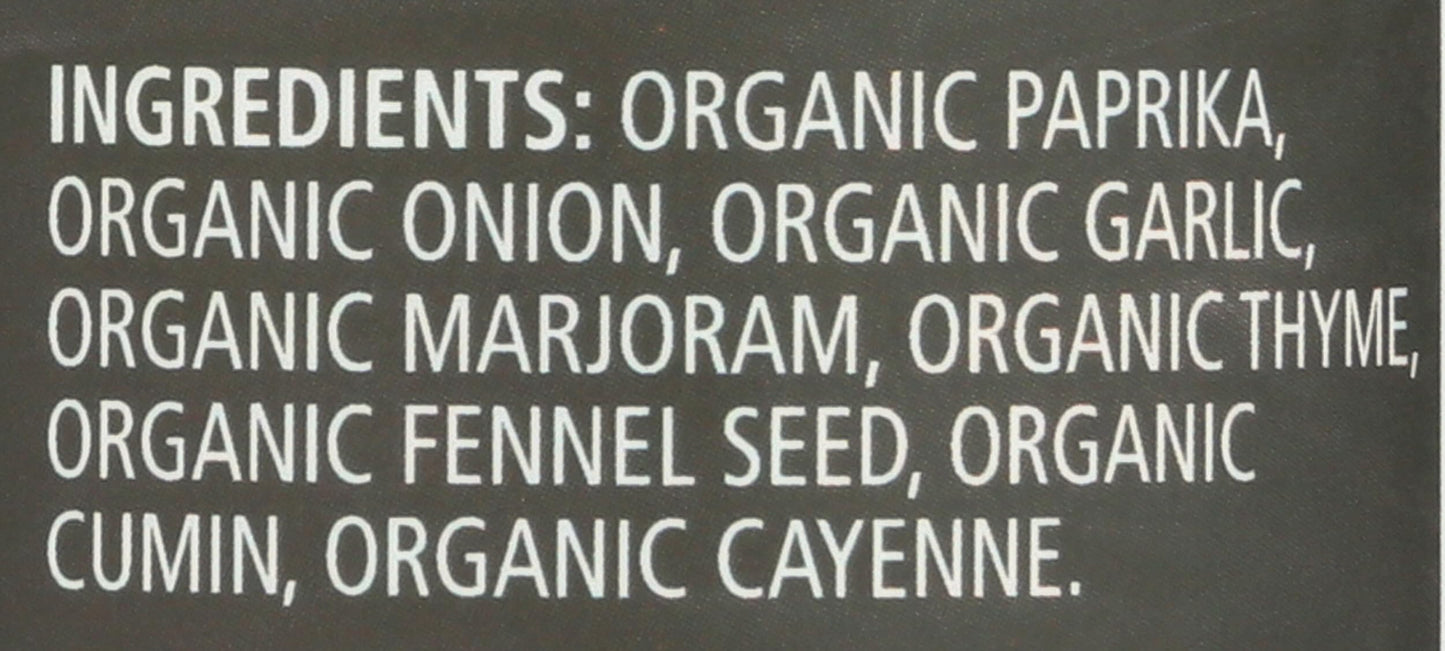 Frontier Co-op Organic Cajun Seasoning, Louisiana-Style Spice Blend for Meats, Seafood, Jambalaya, Cajun Pasta | 2.08 Ounce (Pack of 1)