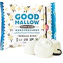 GoodMallow Vegan Marshmallows - Large Kosher Gluten Free Dairy Free Healthy Marshmallows - 8 oz. Natural Gelatin Free for Hot Chocolate, Smores