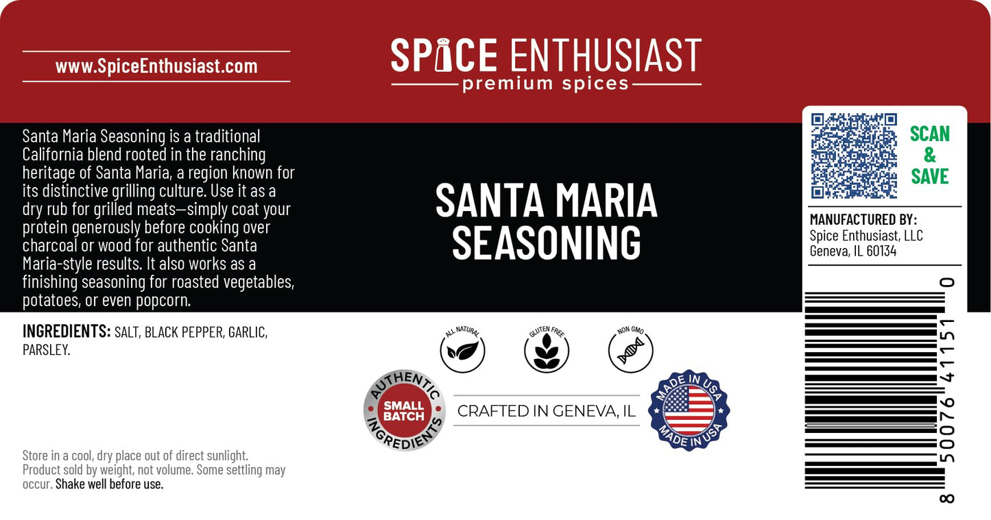 Spice Enthusiast Santa Maria Seasoning - 4.5 oz