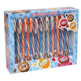 Dr. Pepper, 7 Up, and A&W Flavored Christmas Candy Cane, Pack of 12, 5.3 oz