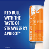 Red Bull Energy Drink, Strawberry Apricot, Amber Edition