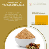 TAJ Garam Masala Powder, 14 Ounce - Unique Blend of Spices | Authentic Indian Spices