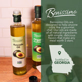 100% Pure Avocado Oil in Glass Bottle, Allergen-Free and Non-GMO, Premium Cold-Pressed Cooking Oil for Sautéing, Baking, Grilling, and Salad