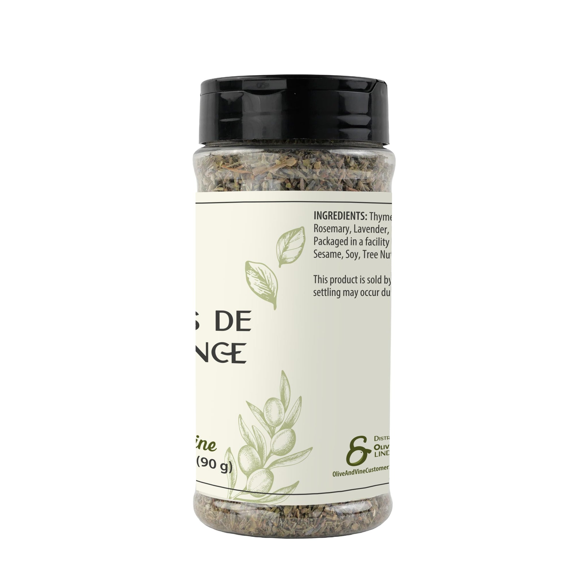 Olive & Vine Herbes de Provence, Aromatic Blend, For Roasts & Stews, Rich Tradition, Authentic Taste, For Global Recipes (3.2 Ounce)