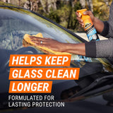 Armor All Extreme Shield + Ceramic Glass Treatment and Cleaner, Car Glass Cleaner Spray and Water Repellant, 18 Oz Each, 2 Pack