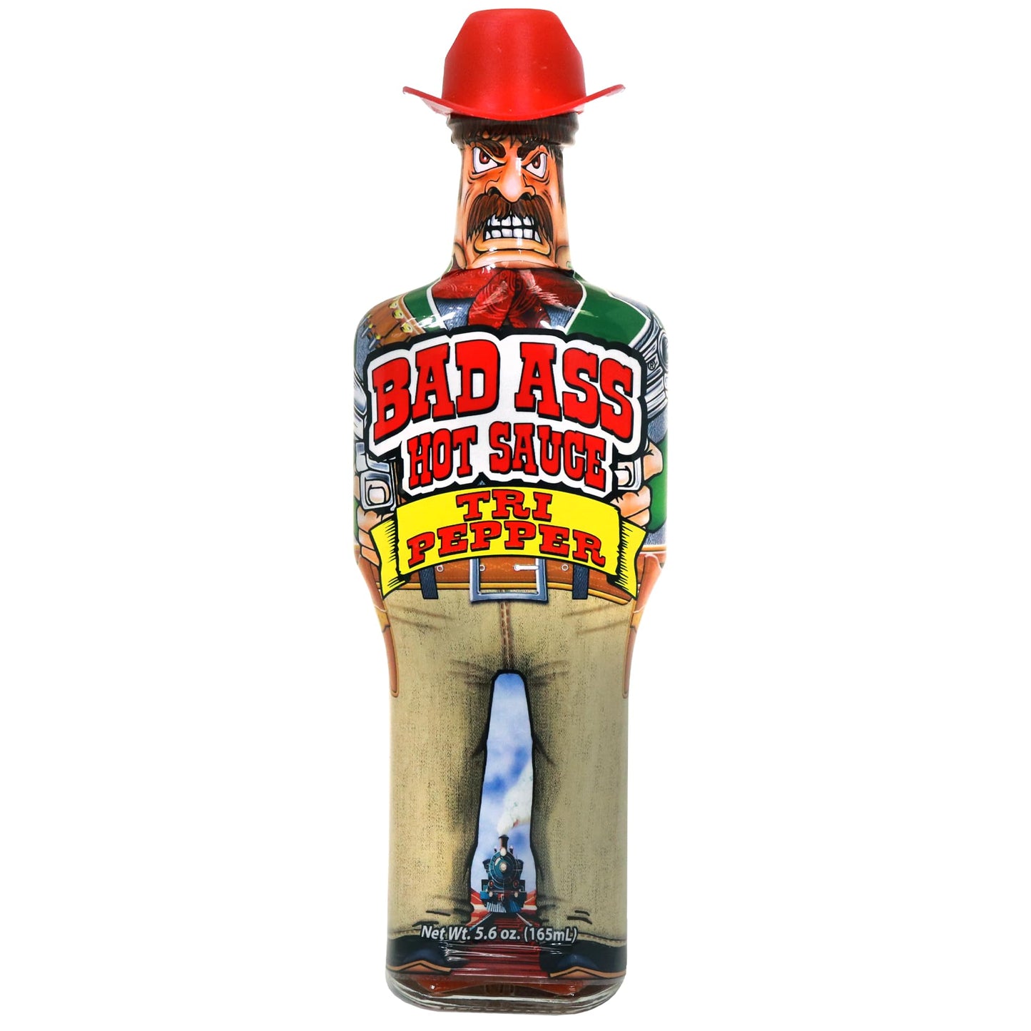 BAD ASS Premium Hot Sauce - Try if you dare! - Perfect Gourmet Gift for the Hot Sauce Fan (Tri Pepper)