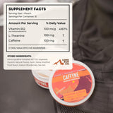 CAFFYNE Energy Pouches by Long Run Co. - All Natural Caffeine + B Vitamins + L-Theanine | Sugar-Free & 0 Calories | 100mg of Caffeine in Each Pouch
