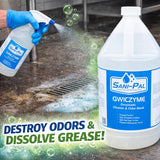 QwicZyme Microbial Drain Cleaner & Odor Mask,128 fl oz, wintergreen scent