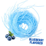 Edible Easter Grass, Basket Stuffer Essentials, Fruit Flavored, Dessert Topper or Springtime Decor (Pack of 2) (Blue)